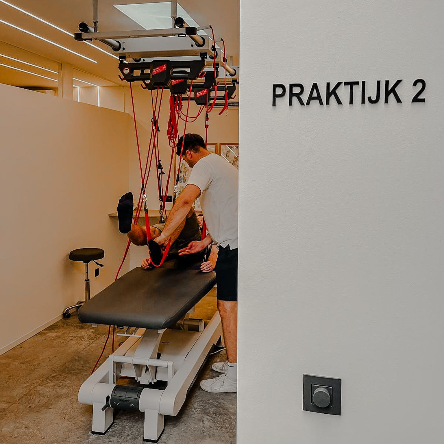 Redcord bij RESET Kinesitherapie Brugge
